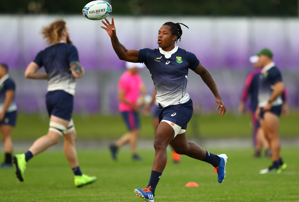 S'Busiso Nkosi comes in for Kolbe. Photo Getty Images